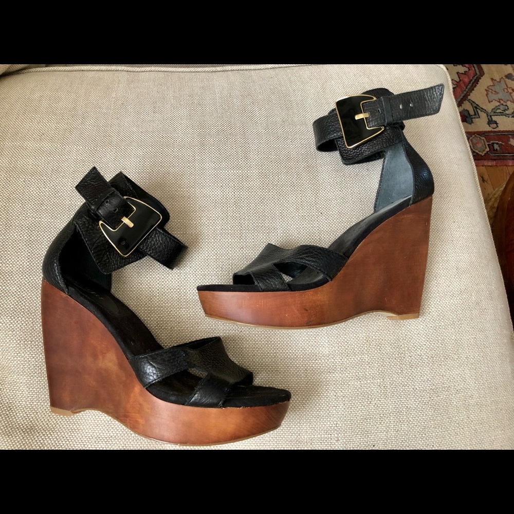 Nine West NWLeonato Wooden Wedges
